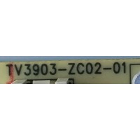 FUENTE PARA TV ONN DE "43" NUMERO DE PARTE 1010392247 / TV3903-ZC02-01 / E021M413-E4 / E168066 / 20200508 / 1010392247-02391 / PANEL V430DJ-Q01 / MODELO 100012584