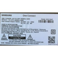 ONE CONNECT MODEL: SOC1004T  PARA TV SAMSUNG / NUMERO DE PARTE BN96-49139S / BN44-01035A / MX89BN9649139SD70BN100001 / VNL1BN4401035ADY82N1HH035 / SOC1004T / 75  LS03T / MODELO QN75LS03TAFXZA