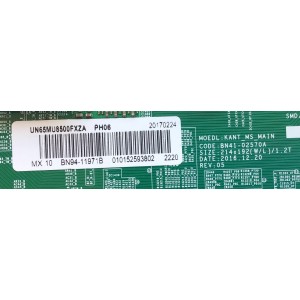 MAIN PARA TV SAMSUNG BN94-11971B / BN41-02570A / BN97-12864B / BN9411971B / MODELO UN65MU8500FXZA