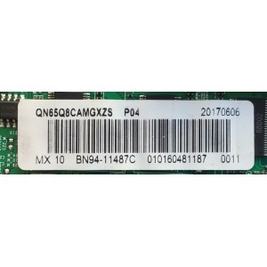 MAIN PARA TV SAMSUNG NUMERO DE PARTE BN94-11487C / BN41-02572A / BN97-12396A / BN9411487C / 20170606 / 010160481187 / MODELO  QN65Q8CAMGXZS