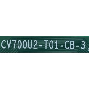 T-CON PARA TV HISENSE / NUMERO DE PARTE CV700U2-T01-CB-3 / E3CCBB7000130 / C17104SS0018F / E3CCBB700015 / PANEL'S HD700X1U91-L1 / TPT700WR-U2T01.D / CV700U2-T01 REV:03 / MODELOS 70A6G / 70H6570G / 70S434 / NS-70F501NA22 / NS-70DF710NA21 / 100012588 (70)