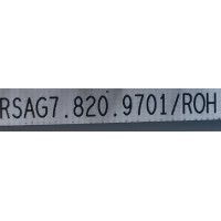 FUENTE DE PODER PARA TV HISENSE QLED / NUMERO DE PARTE 262075 / RSAG7.820.9701/ROH / E56327 / HILL-5865WA / CQC16134139053 / PANEL HD700X1U91-L1/WG\S0\GM\ROH / MODELO 70H6570G / 70H6570G HU70A6109FUWA / 70A6G / 70A6G 70A6109FUWA