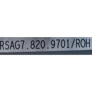 FUENTE DE PODER PARA TV HISENSE / NUMERO DE PARTE 262075 / RSAG7.820.9701/ROH / HLL-5865WA / CQC16134139053 / CQC13134095636 / PANEL HD700X1U91-L1 / DISPLAY CV700U2-T01 REV:02 / MODELOS 70A6G / 70H6570G / 70H78G