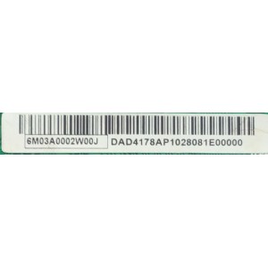 MAIN FUENTE (COMBO) PARA TV VIZIO HD SMART TV / NUMERO DE PARTE 6M03A0002W00J / 6M03M0003J00R / TP.MT5581.PB761 / E248237 / 191E24526C / PANEL V400HJ9-D03 REV.C1 / MODELO D40F-G9 / D40F-G9 LINIXT / D40F-G9 LINIXTKW / LINIXTMW