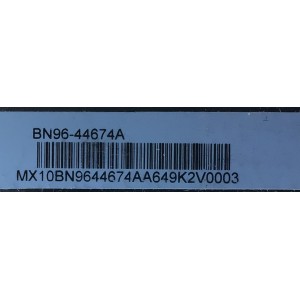 ONE CONNECT MODEL: SOC1000MA PARA TV SAMSUNG ((USADO)) NUMERO DE PARTE BN96-44674A / BN446674A /MX10BN9644674AA649K2V0003 / SOC1000MA / MODELOS QN65Q7CDMFXZA / QN65Q7CDMFXZA AA01