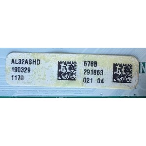 MAIN FUENTE PARA TV ALUX NUMERO DE PARTE AL32ASHD / MSD6A358M2C2 / 190329 / 1170 / 578B / 291863 / PANEL LC320DXY(SY)(A7) / MODELO AL32ASHD