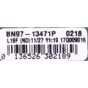 MAIN PARA TV SAMSUNG NUMERO DE PARTE BN94-12784P / BN4102568B / BN97-13471P / BN9412784P / PANEL CY-GM075FGLV5H / MODELO UN75MU630DFXZA FB03