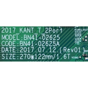 T-CON PARA TV SAMSUNG NUMERO DE PARTE BN95-04654A / BN41-02625 / BN97-13560A / BN9504654A / PANEL CY-GM075FGLV5H / MODELO UN75MU630DFXZA FB03