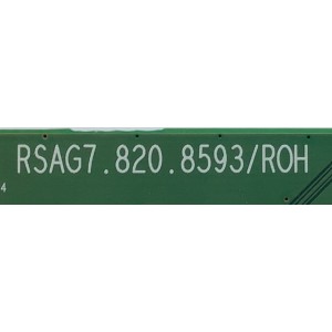MAIN PARA TV HISENSE·ROKU TV 4K·UHD·HDR / NUMERO DE PARTE 256721 / RSAG7.820.8593/ROH / HU65A618UWR(1002) / 256720 / PANEL HD650S1U81-K1/S0/GM/CKD3A/ROH / MODELO 65R6E1 65A618UWR