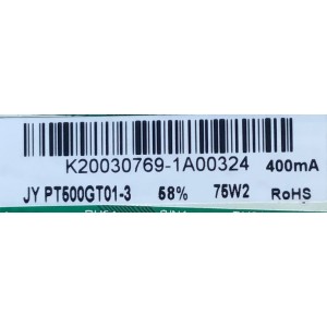 MAIN FUENTE PARA TV WESTINGHOUSE NUMERO DE PARTE 4100081256 / TP.SK108.PB801 / 260104022160 / E248237 / DISPLAY PT500GT01-3 VER.1.2 / MODELO WD50FB1200