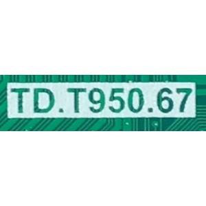 MAIN PARA TV TOSHIBA NUMERO DE PARTE CN2T1D200021 / TD.T950.67 / H19102590-0A01182 /CN2T1D200021I DWALMJ4481900A /  MODELO 32LF221U19