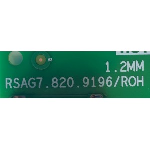 MAIN FUENTE PARA TV HISENSE / NUMERO DE PARTE 256951 / RSAG7.820.9196/ROH / 256953 / 3TE58G1947Q1 / TM203460B6 / 58A6100FUR/1504 / PANEL CV580U1-T01 / MODELO 58R6E3