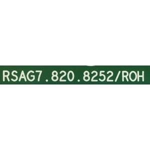 MAIN PARA TV SHARP NUMERO DE PARTE 244863 / RSAG7.820.8252/ROH / 3TE58G184230 / ZTX18BT93S7 / HU58A6130UWR / 242789 / PANEL HD580S1U91-L1/S0/GM/ROH / MODELO LC58Q7330U