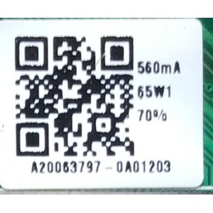 MAIN FUENTE PARA TV HISENSE NUMERO DE PARTE 270121 / TP.MS6683T.PB753 / 200113 / G2026CI / 36275-270121-207H-G2026CI01093A / DCBD7A5CC18 / A20063797-0A01203 / MODELO 40H5500F