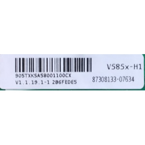 MAIN PARA SMART TV VIZIO 4K CON HDR RESOLUCION (3840 X2160) NUMERO DE PARTE 905TXKSA580 / 715GA874-M14-B00-004K / 87308133 / 905TXKSA58001100CX / PANEL TPT580B5-U1T01.D    REV:S01BG / REV:S01AU / MODELOS V55X-H1 / V55X-H1 LTCHB9AW /  V585X-H1 LTMHB9AW