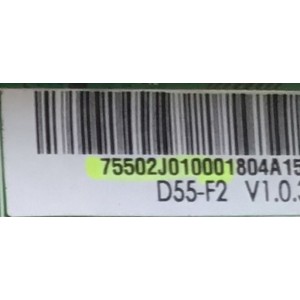 MAIN PARA TV VIZIO NUMERO DE PARTE 75502J010001 / L7119-1 / TED.SX7.EB762 D17497 / 748.02J01-0011 / A06A44648453 / A180102220-0A00408 / 75502J0100011804Z1552JS1B / MODELO D55-F2 LWZ2WXKU