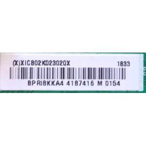 MAIN PARA SMART TV VIZIO FHD RESOLUCION (3840 x 2160) NUMERO DE PARTE  XICB02K023020X / 715G8320-M01-B01-004Y / (X)XICB02K023020X / BP RIBKKA4 / 4187416 / PANEL TPT430H3-HVN01.U / MODELOS D431-F1 / D431-F1  LTMWVNWU