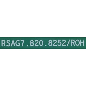MAIN PARA TV HISENSE NUMERO DE PARTE 258672 / RSAG7.820.8252/ROH / 3TE58G1925B5 / ZTP197HY43S / HU58A6100UWR / 240178 / MODELO 58R6E