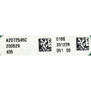 MAIN PARA SMART TV SONY 4K UHD RESOLUCION (3840 x 2160) NUMERO DE PARTE A-2072-545-C / 1-894-595-12 / (189459512) / A20725545C / 200529 / 331228 / PANEL V750DK1-QS3 REV. J2 / MODELOS XBR-75X910C / XBR75X910C