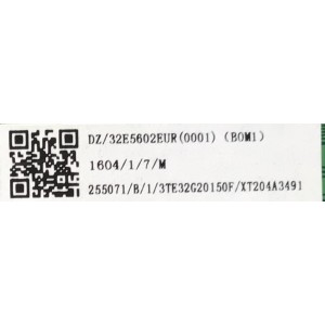 MAIN FUENTE PARA TV HISENSE NUMERO DE PARTE 255071 / RSAG7.820.9375/ROH / DZ/32E5602EUR(0001) / 1604 / 3TE32G20150F / XT204A3491 / MODELO 32H4030F1