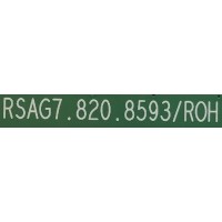 MAIN PARA TV HISENSE NUMERO DE PARTE 249123 / RSAG7.820.8593/ROH / 3TE65G2024QF / TM20AV52K3 / HU65A6180UWR(1001)/1498 / G2024Q3 / PANEL HD650S1U71-K1/S0/6M/ROH / DISPLAY HV650QUB-F90 / MODELO 65R6E1