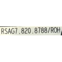 FUENTE PARA TV HISENSE NUMERO DE PARTE 249895 / RSAG7.820.8788/ROH / HLL-5465WI / DPD209KA6T0 / PANEL HD650S1U71-K1/S0/6M/ROH / MODELO 65R6E1