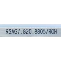 FUENTE DE PODER PARA TV HISENSE / NUMERO DE PARTE 255160 / RSAG7.820.8805/ROH / HLL-4068WD / PANEL HD550V3U51-TDL3\S0\FJ\GM\ROH / MODELO 55R8F