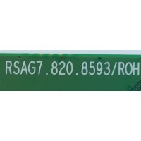 MAIN PARA TV HISENSE NUMERO DE PARTE 258485 / RSAG7.820.8593/ROH / 3TE65G2021HM / ZMZ2079358R / HU65A6180UWR(1001) / 249123 / PANEL HO650S107L-K1/CKS3A/ROH / DISPLAY HV650QUB-F90 / MODELO 65R6E1