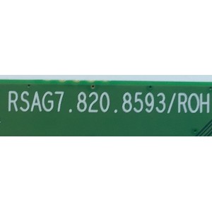 MAIN PARA TV HISENSE NUMERO DE PARTE 258485 / RSAG7.820.8593/ROH / 3TE65G2021HM / ZMZ2079358R / HU65A6180UWR(1001) / 249123 / PANEL HO650S107L-K1/CKS3A/ROH / DISPLAY HV650QUB-F90 / MODELO 65R6E1