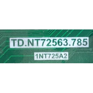 MAIN PARA TV JVC / SVSNT72A19-MA200CK / TD.NT72563.785 / 1NT725A2 / V8-NT563LA-LF1V081 / MIDE956119B-05442/ ESTA TARJETA ES CHINA Y ES UTILIZADA EN DIFERENTES MARCAS Y MODELOS / ENTRAR A DESCRIPCIÓN DEL PRODUCTO