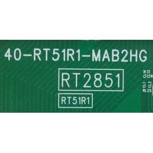 MAIN PARA TV TCL / NUMERO DE PARTE 08-CS55TML-LC401AA / 40-RT51R1-MAB2HG / RT2851 / RT51R1 / 08-RT51R03-MA200AA / 08-RT51R03-MA300AA / NTL000428A / V8-R851T02-LFV184.008440 / 80220436MA0002 / MODELO 55A423