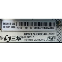 FUENTE PARA TV TCL / 81-PBE055-H4C18A / SHG6004C18-101HA / SH1907190545A0007 / SHG6004C-101H / DLBB513 /  ESTA TARJETA ES CHINA Y ES UTILIZADA EN DIFERENTES MARCAS Y MODELOS / ENTRAR A DESCRIPCIÓN DEL PRODUCTO 