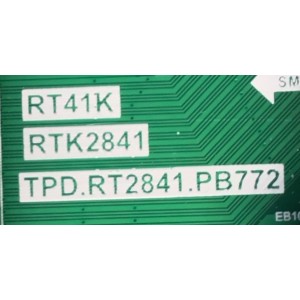 MAIN FUENTE PARA TV TCL / NUMERO DE PARTE 08-RT41K18-MA200AA / 02-SHY41KA-CKCA01 / RT41K / RTK2841 / TPD.RT2841.PB772 / V8-R41KT01-LF1V180 / PANEL LVF395NDEL MD9W01/ MODELOS 40S6500 / 40A345 / 40A325 / 40A323 / 40A343