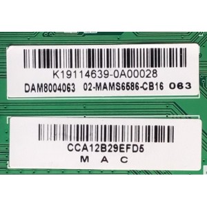 MAIN PARA TV PIONEER / 02-MAMS6586-CB16 / 1MS586C2ISA / T.MS6586.U782 / K19114639-0A00028 /  MODELOS  DAM8004063 / 40'' / CCA12B29EFD5  / ESTA TARJETA ES CHINA Y ES UTILIZADA EN DIFERENTES MARCAS Y MODELOS / ENTRAR A DESCRIPCIÓN DEL PRODUCTO 