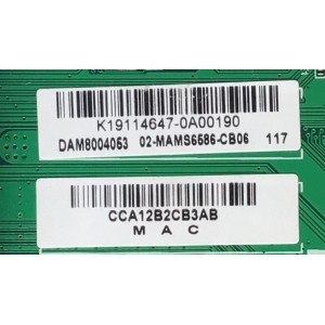 MAIN PARA TV PANASONIC / 02-MAMS6586-CB06 / 1MS586C2ISA / T.MS6586.U782 / K19114647-0A00190 / DAM8004053 / CCA12B2CB3AB / ESTA TARJETA ES CHINA Y ES UTILIZADA EN DIFERENTES MARCAS Y MODELOS / ENTRAR A DESCRIPCIÓN DEL PRODUCTO 