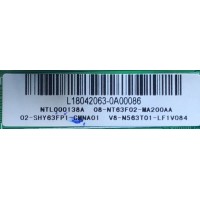 MAIN FUENTE  PARA TV TCL / NUMERO DE PARTE 02-SHY63FP1-CMNA01 / TPD.NT72563.PB772 / NT63EP / 08-NT63F02-MA200AA / V8-N563T01-LF1V084 / ESTA TARJETA ES CHINA Y ES UTILIZADA EN DIFERENTES MARCAS Y MODELOS / ENTRAR A DESCRIPCIÓN DEL PRODUCTO 