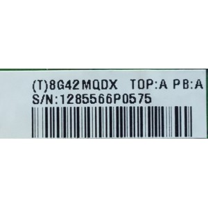 FUENTE PARA TV ASUS NUMERO DE PARTE 8G42MQDX / 715G2594-2 / 1285566P0575 / (T) 8G42MQDX TOP:A PB:A / PANEL M260J3-L01 REV.C1 / MODELO VK266 VK266H