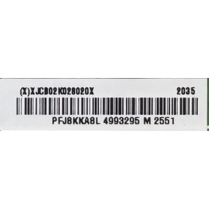 MAIN FUENTE PARA TV VIZIO / NUMERO DE PARTE 756TXJCB02K028 / 715GA543-C02-000-004T / (X)XJCB02K028020X / PANEL TPT320B5-HVN05.A / DISPLAY T320HVN05-B / MODELO D32F-G1 LTMWQMRW