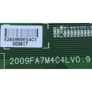 T-CON PARA TV SAMSUNG / NUMERO DE PARTE LJ94-02859B / 2009FA7M4C4LV0.9 / 2859B / SUSTITUTAS LJ94-02859A / LJ94-02860B / BN96-16491A / LJ94-02863B / PANEL LTF400HF11 / MODELO LN40B640R3FXZA SS02