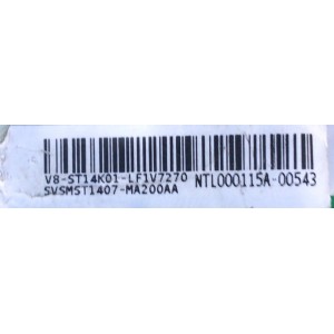 MAIN PARA TV TCL / NUMERO DE PARTE SVSMST1407-MA200AA / 40-MST14S-MAD2HG / V8-ST14K01-LF1V7270