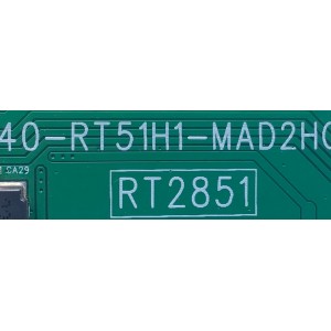 MAIN PARA SMART TV TCL 4K UHD CON HRD10 ((ANDROID)) RESOLUCION (3840 x 2160) NUMERO DE PARTE 08-CS65CUN-OC405AA / 40-RT51H1-MAD2HG / RT2851 / 08-RT51H04-MA200AA / 08-RT51H04-MA300AA / V8-RT851T02-LF1V180.008065 / NTL000397A / MODELO 65A423