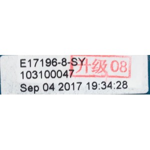 MAIN PARA TV ELEMENT / NUMERO DE PARTE E17196-8-SY / CV6488H-A / 7.D6488HA2000.0010 / 103100047 / 78H116A / B83D4E7E69CA / PANEL T550-V35-DLED / MODELOS EASJ5517BF / LE-55GV350-B1