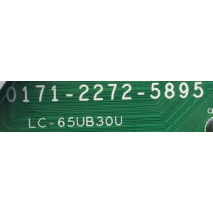 MAIN PARA SMART TV SHARP 4K UHD RESOLUCION (3840 x 2160) NUMERO DE PARTE 3655-1112-0395 / 0171-2272-5895 / 3655-1112-0150(5A) / 63MBF8FAD00995A / 1.13.3306 / 36AM-5895WE02T / PANEL LSC550FN04-C01 / MODELO LC-55UB30U