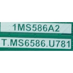 MAIN PARA TV AIWA NUMERO DE PARTE SVS586TA10-MA200CK / 1MS586A2 / T.MS6586.U781 / V8-MS586NA-LF1V109 / MIDF958262A-00789 / MODELO AW TV-65UHD4K-SPM