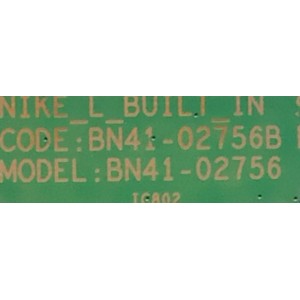 MAIN PARA TV SAMSUNG NUMERO DE PARTE BN96-52106B / BN41-02756B / DY82N9RD2K3 / PANEL CY-BT065HGEV1H / DISPLAY BN96-50281A / HV650QUB-F9A / MODELO UN65TU8000FXZA BA05