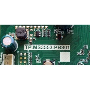 MAIN FUENTE (COMBO) PARA TV ONN / NUMERO DE PARTE T201710186A / TP.MS3553.PB801 / 8142123352137 / ONC18TV001 / HV430FHB-N10 / C17120186-0A23398 / PANEL  6N4306NO110 / MODELO 43''