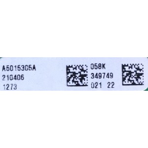 MAIN PARA TV SONY NUMERO DE PARTE A5015305A / 1-003-740-21 / 210406 / 1273 / 058K / 349749 / 021 22 / PANEL YSAF055CNO01 / DISPLAY HV550QUB-N5M / MODELO XBR-55X81CH