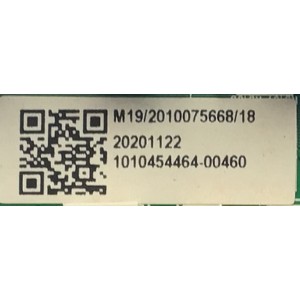 MAIN FUENTE (COMBO) PARA TV JVC·ROKU TV SMART TV / NUMERO DE PARTE MS36637-ZC01-01 / 20201122 / 1010454464 / 1010454464-00460 / M19/2010075668/18 / E022M324-F1 / E168066 / PANEL V400HJ9-PE1 / DISPLAY V400HJ9-PE1 / MODELO LT-40MAW300