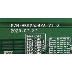 T-CON PARA TV SCEPTRE / NUMERO DE PARTE HK9255B2A / HK9255B2A-V1.0 / M81N550BDKP084 / PANEL PT550GT01-01 / MODELOS N55 / N55 KQTV83BB