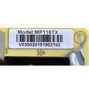 FUENTE DE PODER PARA TV HKPRO / NÚMERO DE PARTE MP118TX / PCB:MP118TX  REV:1.0 / ZL-03A / KB-5150 / V030020191902192 / ESTA TARJETA ES CHINA Y ES UTILIZADA EN DIFERENTES MARCAS Y MODELOS / ENTRAR A DESCRIPCIÓN DEL PRODUCTO